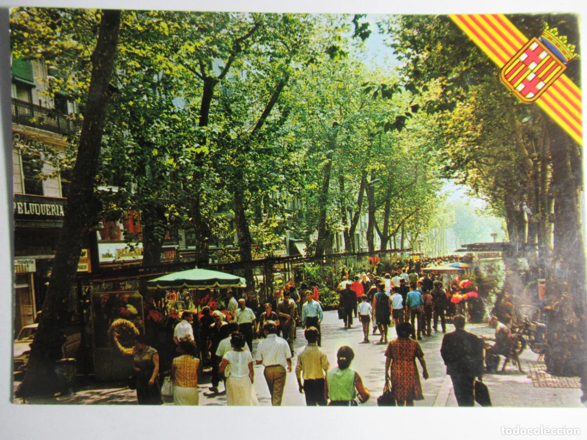 Postales: Barcelona - Rambla de las Flores - Foto 1