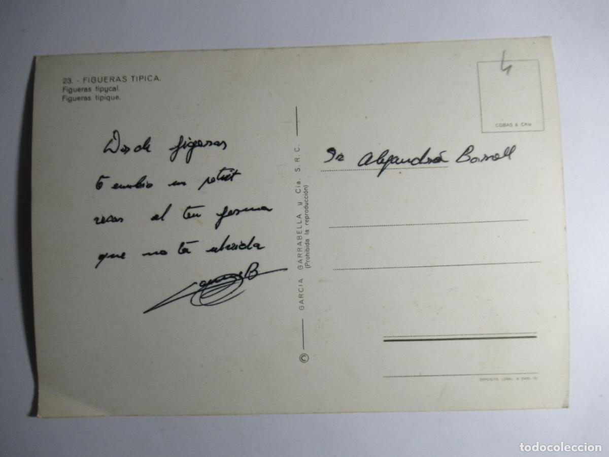 Postales: Figueras T&iacute;pica - escrita - Foto 2