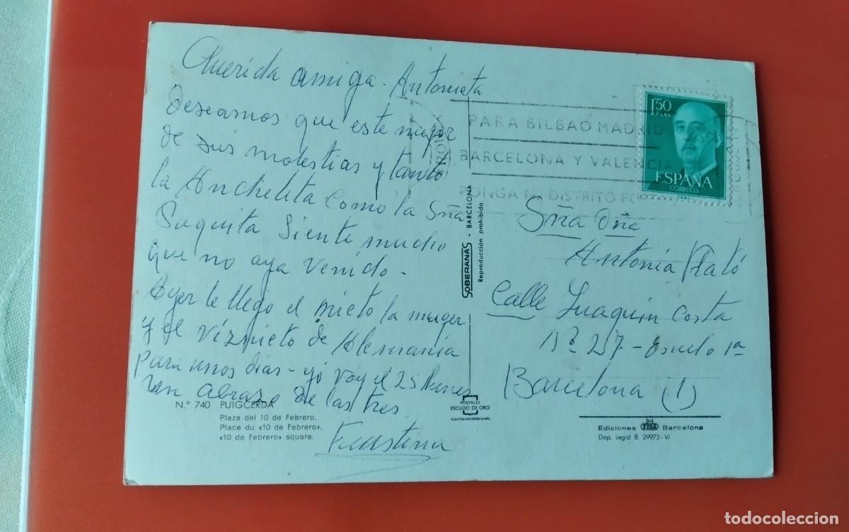 Postales: PUIGCERDA , POSTAL ANTIGUA - Foto 3