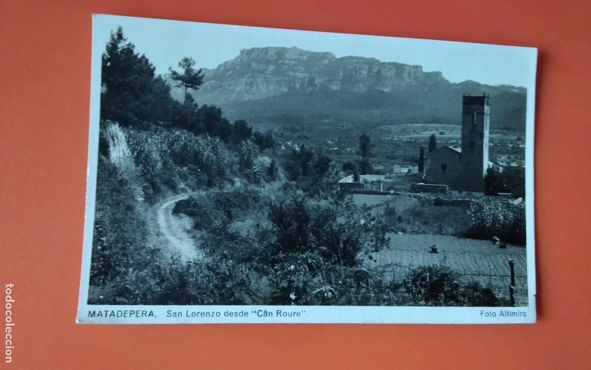 Postales: MATADEPERA , POSTAL ANTIGUA , BLANCO Y NEGRO - Foto 2