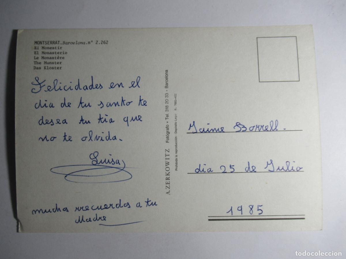 Postales: Monserrat (Barcelona) - El Monasterio - Foto 2