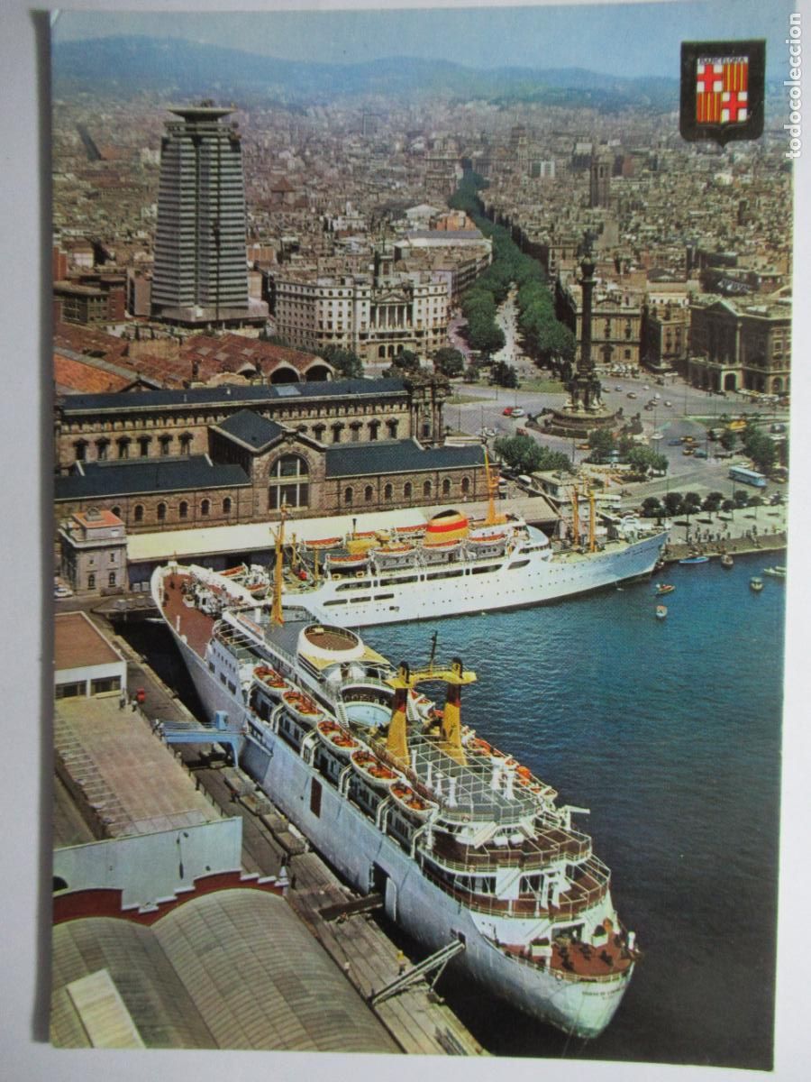 Postales: Barcelona - Puerta de la Paz - Foto 1