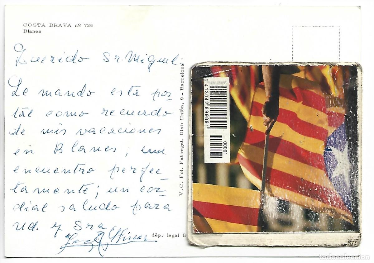 Postales: COSTA BRAVA.- BLANES - Foto 2