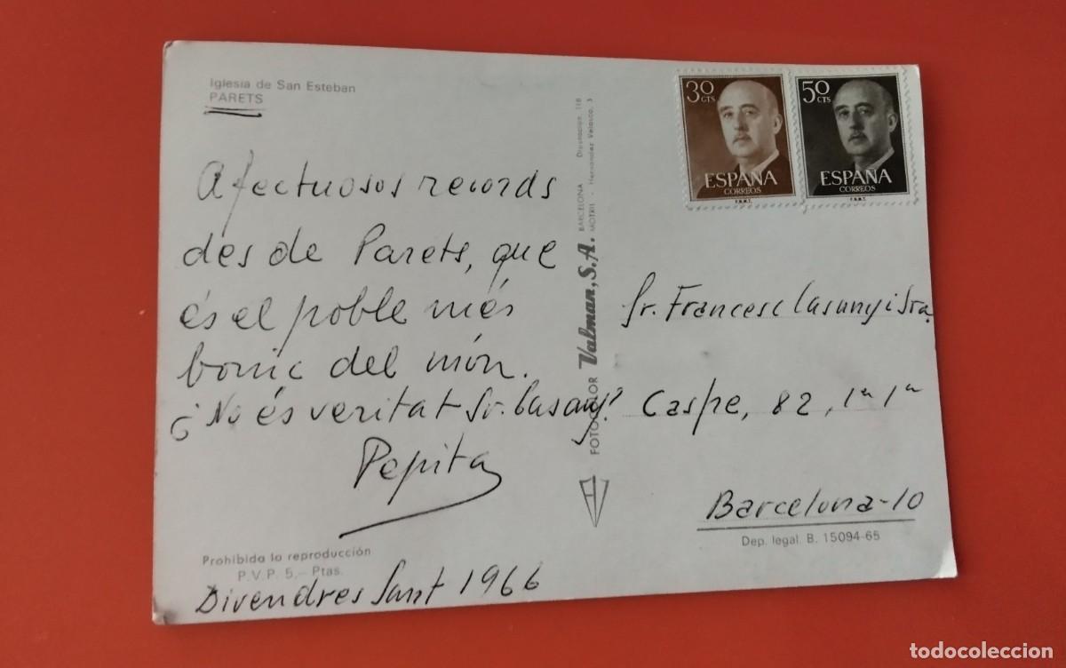 Postales: PARETS , POSTAL ANTIGUA - Foto 3