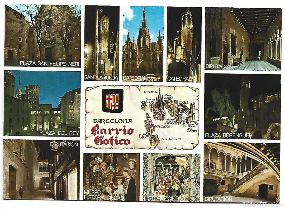Postales: BARRIO GOTICO.- BARCELONA - Foto 1