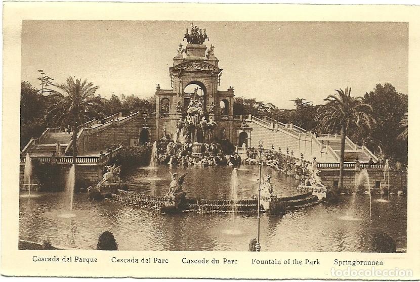 Postales: Barcelona - Cascada del Parque - Foto 1