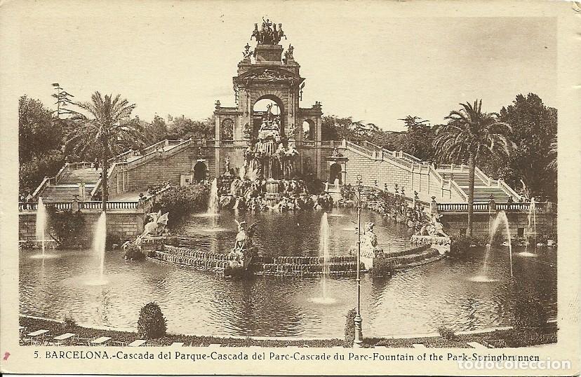 Postales: Barcelona - Cascada del Parque - Foto 1