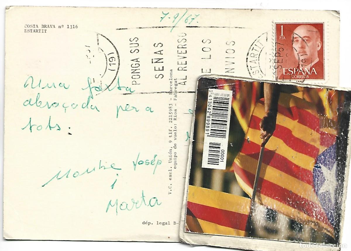 Postales: COSTA BRAVA.- ESTARTIT / GIRONA - Foto 2