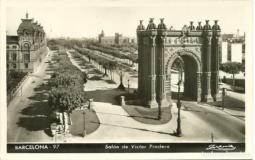 Postales: Barcelona - Salon de Victor Pradera - Foto 1
