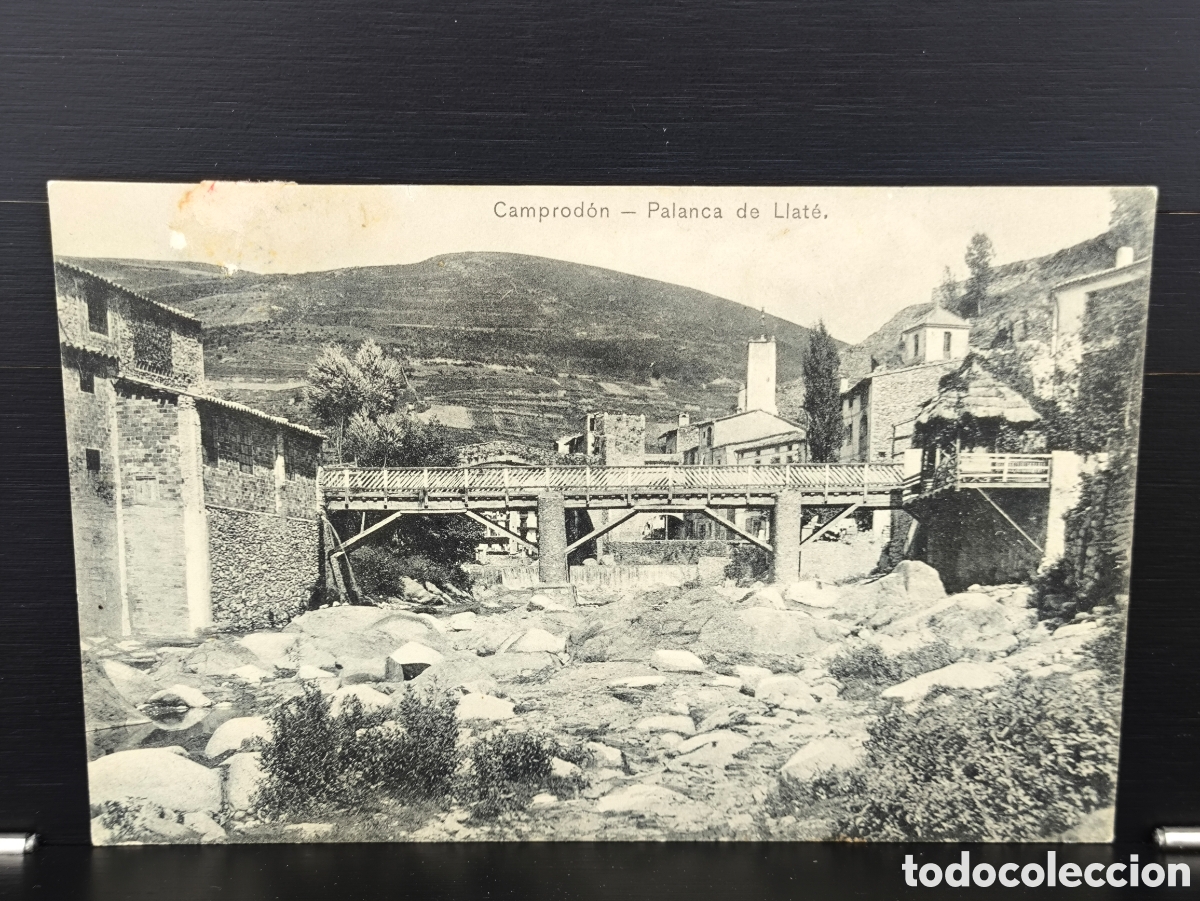 Postales: Antigua postal Camprod&oacute;n Palanca de Llat&eacute; Gerona