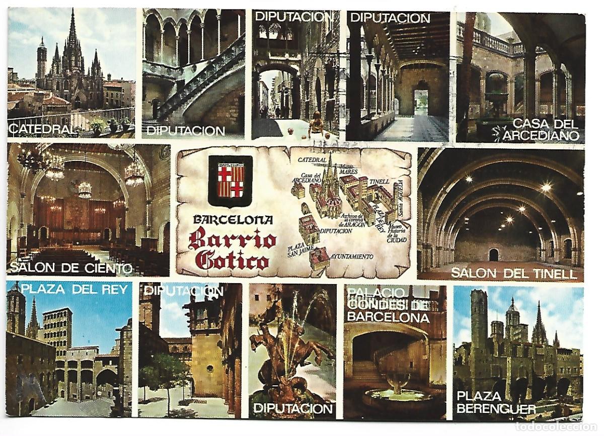 Postales: BARRIO GOTICO.- BARCELONA - Foto 1