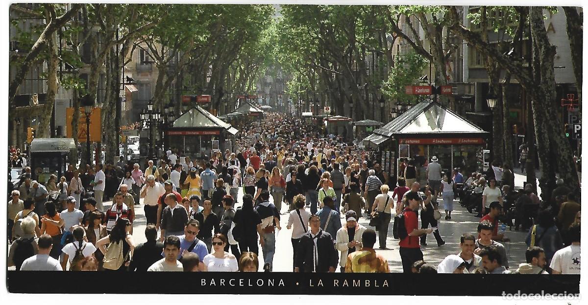 Postales: LA RAMBLA.- BARCELONA - Foto 1