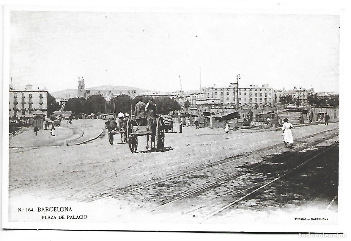 Postales: PLAZA DE PALACIO.- BARCELONA - Foto 1