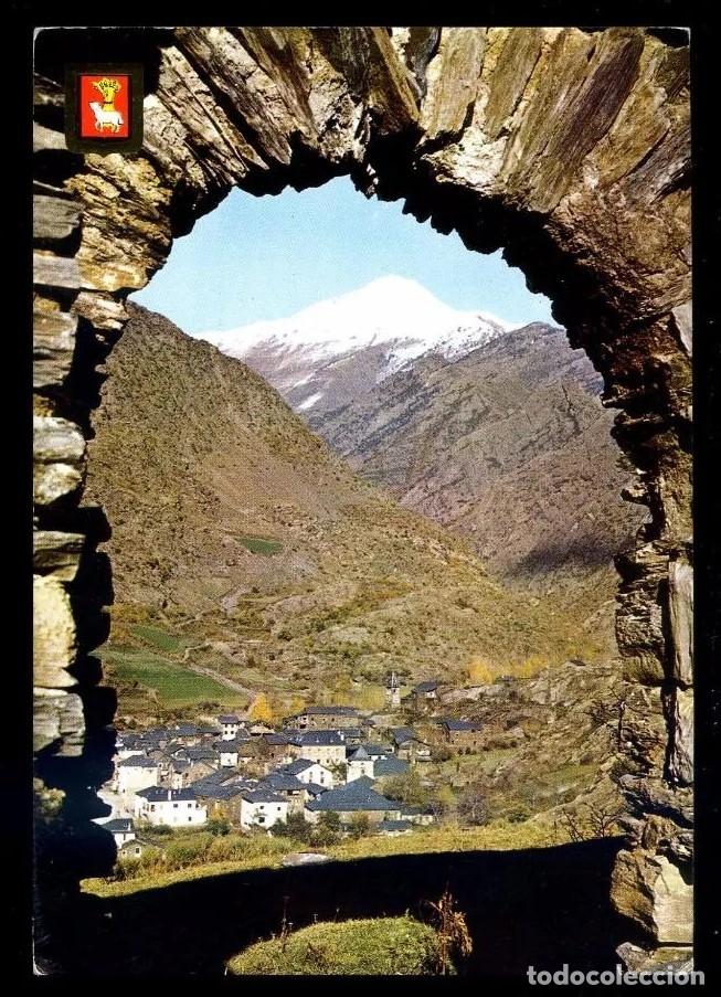 Cartoline: Alins. *Vall Farrera. Alins. Vista general...* Ed. Fisa n&ordm; 2714. Circulada.