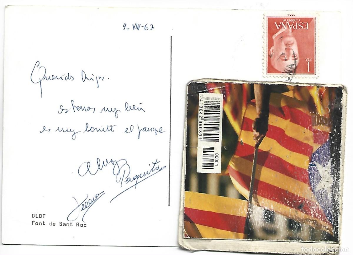 Postales: FONT DE SAN ROC.- OLOT - Foto 2