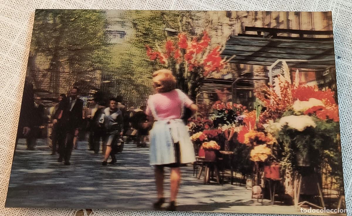 Postales: POSTAL 3D | LAS RAMBLAS (BARCELONA) - Foto 1