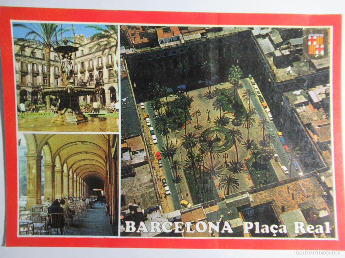 Postales: Barcelona - Pla&ccedil;a Real - Foto 1