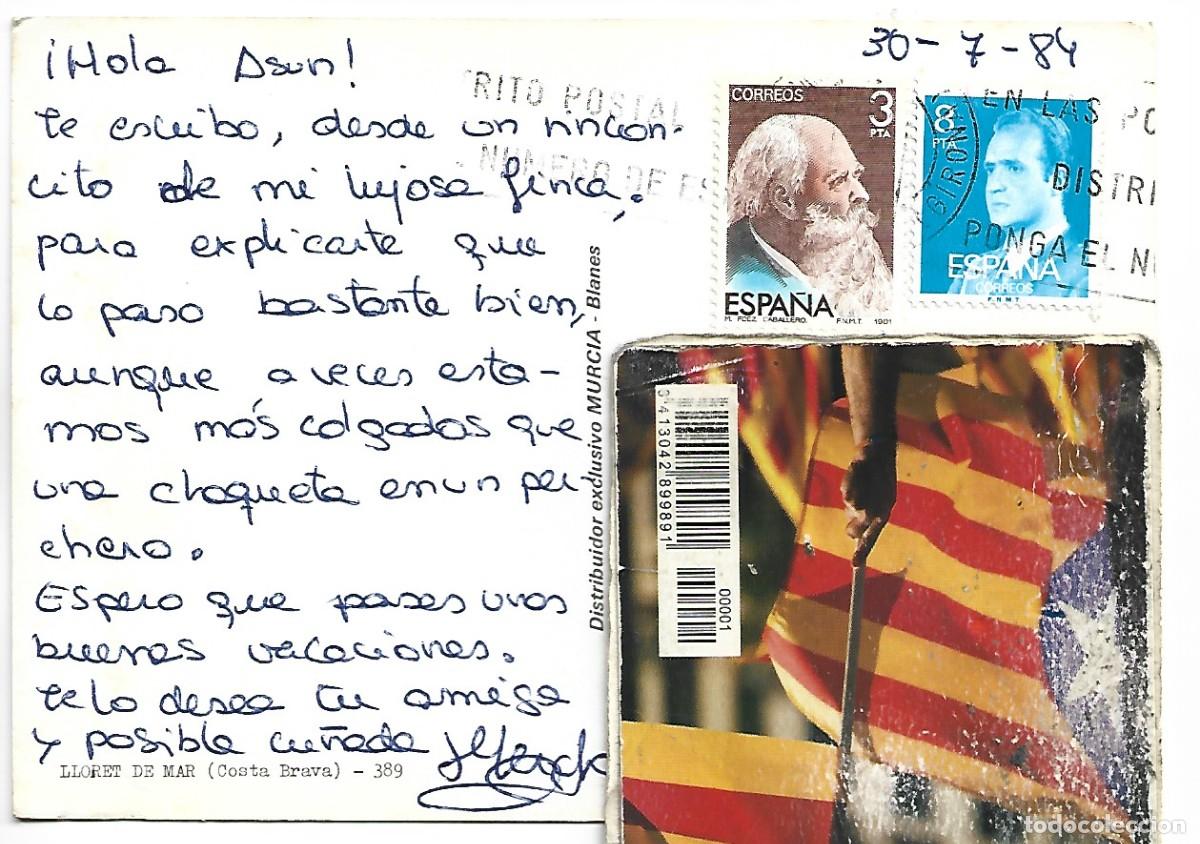 Postales: COSTA BRAVA.- LLORET DE MAR / GIRONA - Foto 2