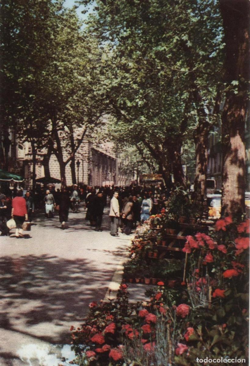 Postales: Barcelona-Rambla de las Flores- Sin circular- - Foto 1