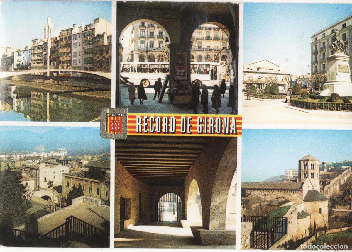 Postales: Girona-Multivista-circulada- - Foto 1
