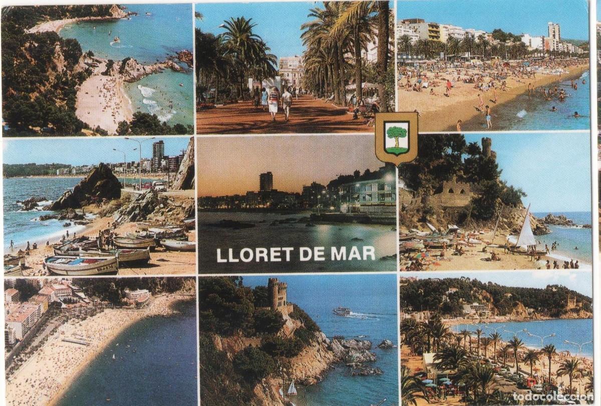 Postales: Girona-Lloret de Mar-circulada- - Foto 1