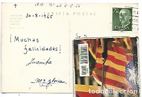 Postales: PARQUE GUELL / GUELL PARK.- BARCELONA - Foto 2