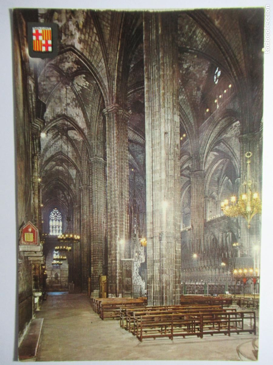 Postales: Barcelona - Catedral. Nave lateral - Foto 1