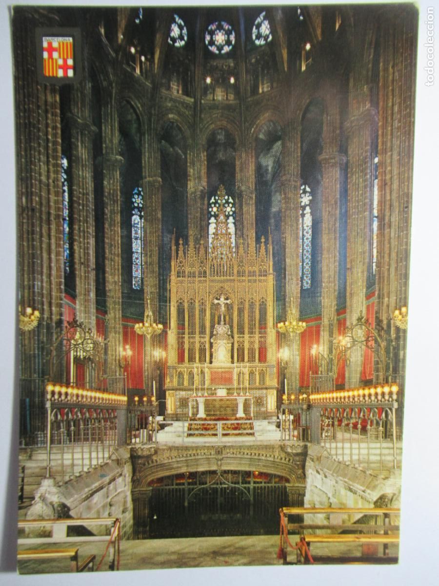 Postales: Barcelona - Catedral. Altar Mayor - Foto 1