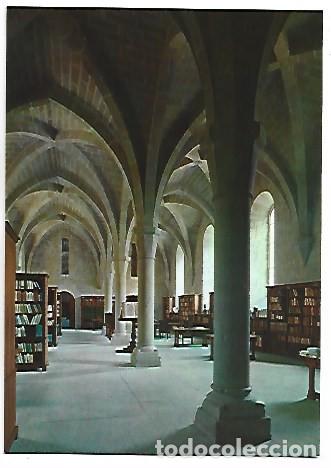 Postales: LA BIBLIOTECA / THE LIBRARY.- MONASTERIO DE POBLET - Foto 1
