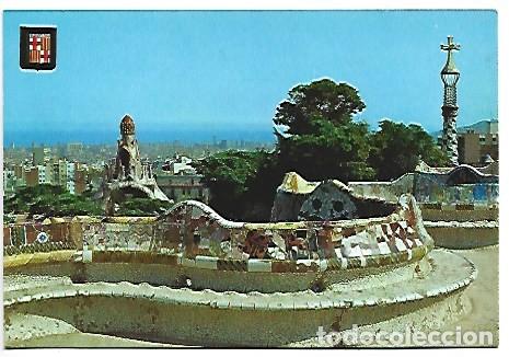 Postales: PARQUE GUELL / GUELL PARK.- BARCELONA - Foto 1