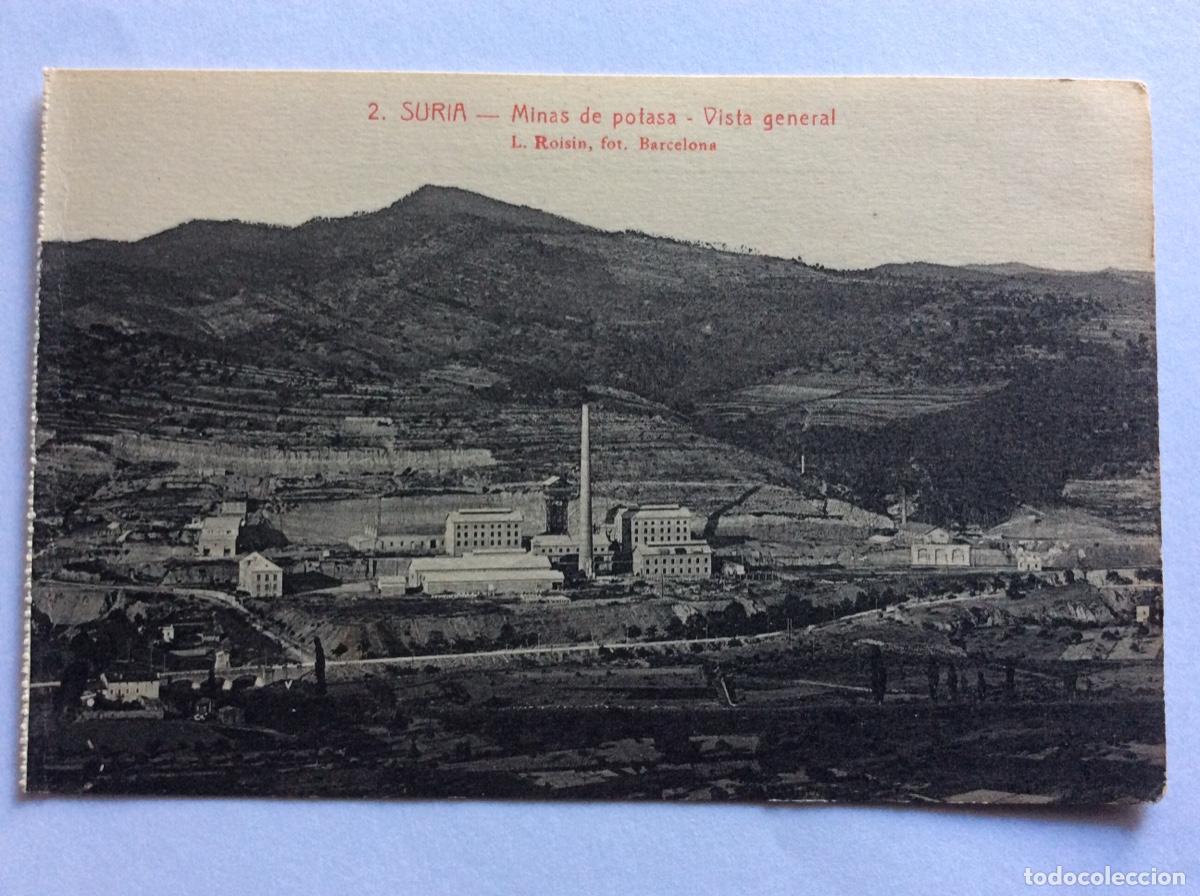Postkarten: POSTAL ROISIN 2 JAIME RODERGAS MINAS DE POTASA VISTA GENERAL SURIA BARCELONA