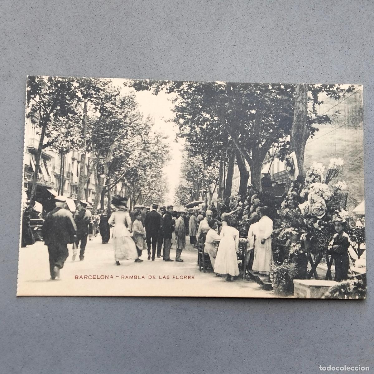 Postales: Barcelona. Rambla de las Flores - Foto 1