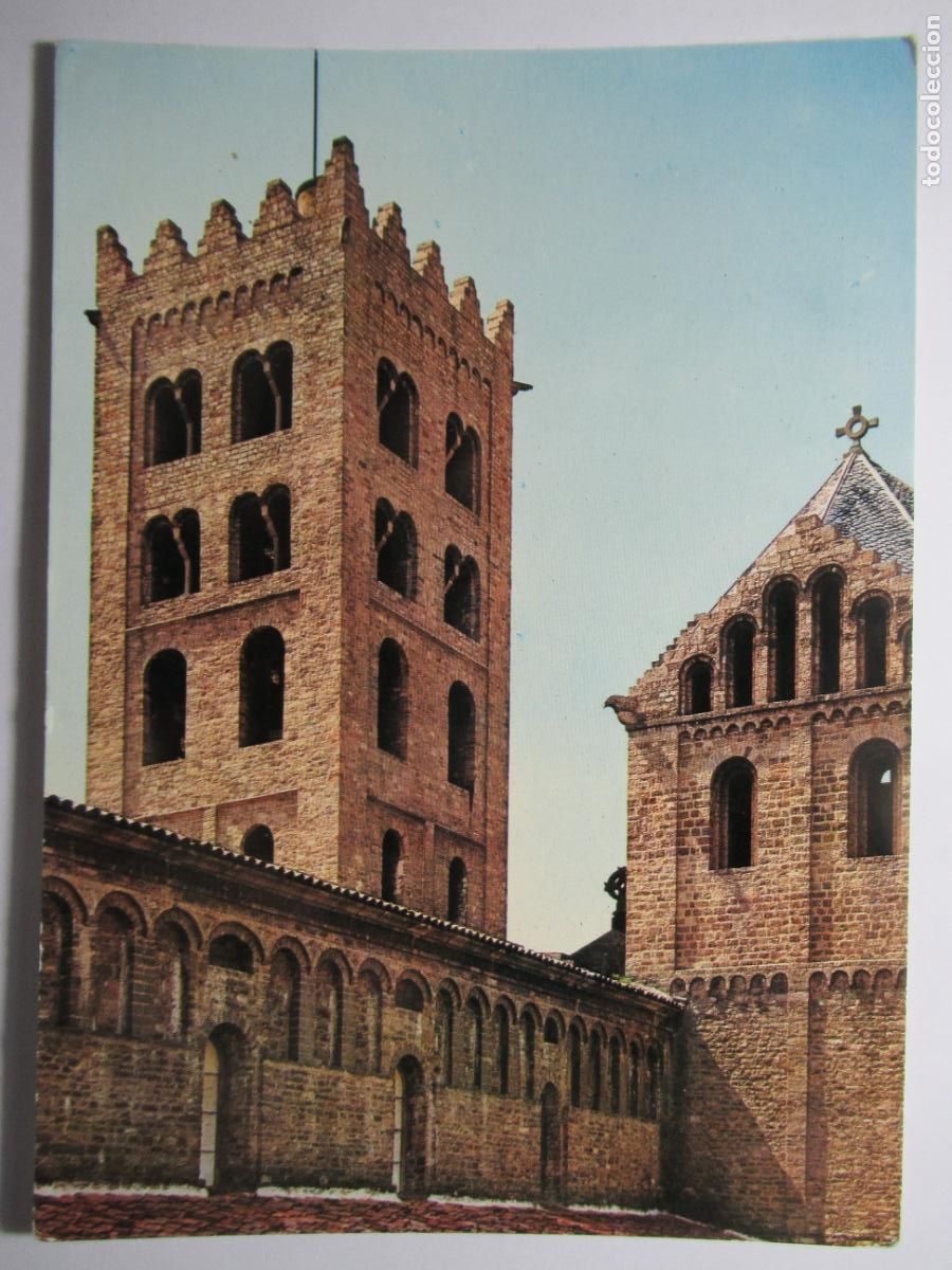 Postales: Ripoll (Girona) - Torre del Monasterio - Foto 1