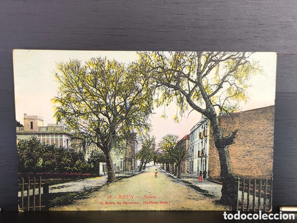 Postales: Antigua postal Reus Salou Ed. L. Roisin La Fleca n&uacute;m 18 Tarragona