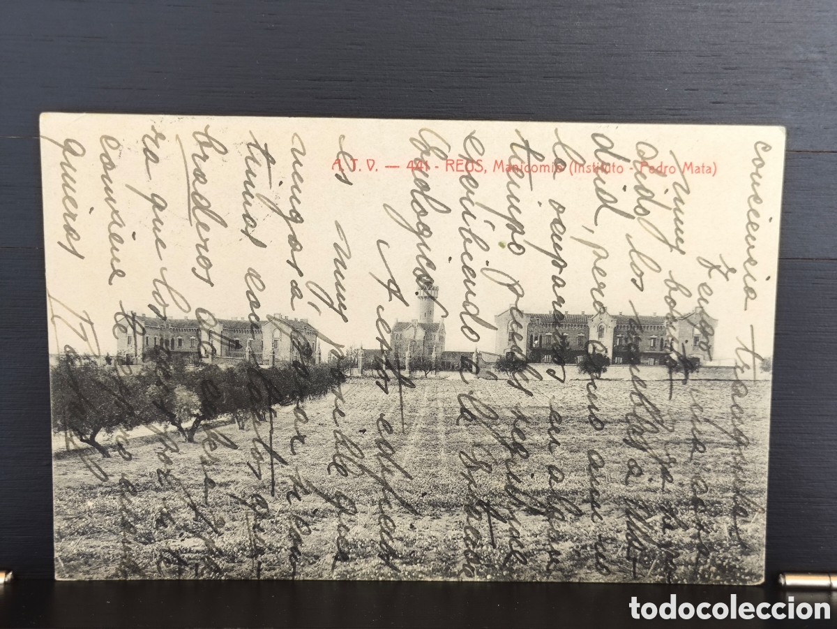 Postales: Antigua postal Reus Manicomio Instituto Pedro Mata Ed. &Aacute;ngel Toldr&aacute; Viazo n&uacute;m 441 Tarragona 1907