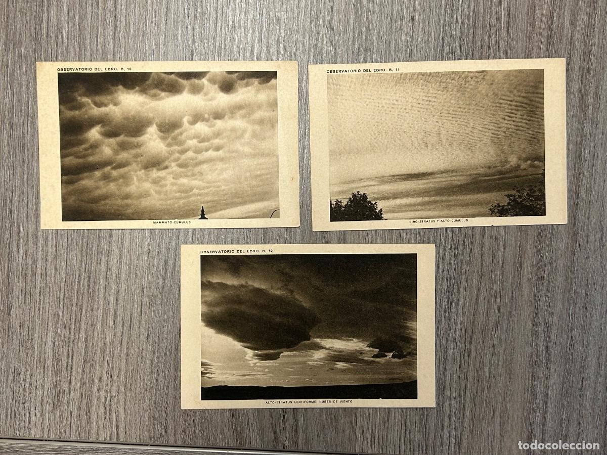 Postales: 12 Postales Observatorio del Ebro &ndash; Nubes &ndash; COMPLETA - Foto 3