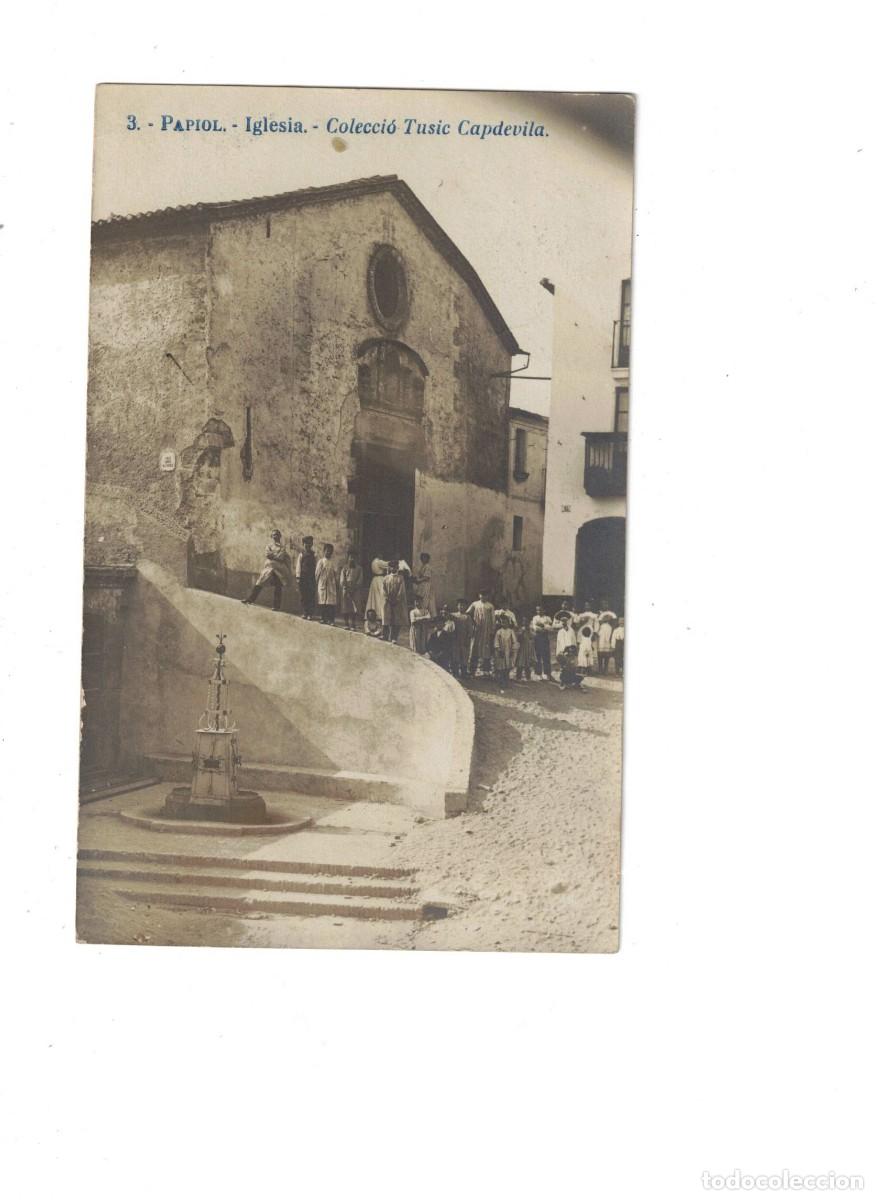Postales: PAPIOL. IGLESIA. 3 COLECCI&Oacute; T&Uacute;SIC CAPDEVILA - Foto 1