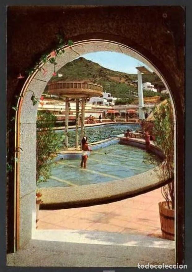 Postcards: Roses. *La piscina de El Moli Blau....*  Edc. J. Ubach Puig n&ordm; 1177.  Nueva