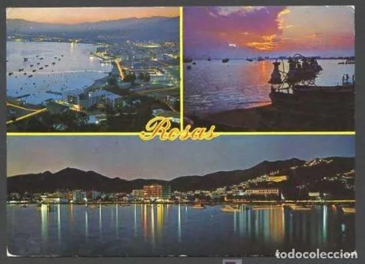 Cartoline: Roses. *Rosas. Costa brava*  Edc. C. y P. n&ordm; GE-3202-M.  Circulada 1978