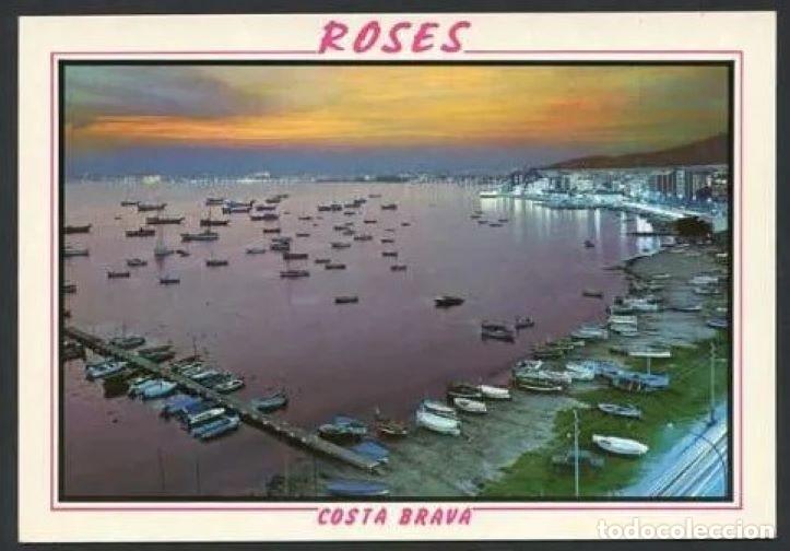 Cartoline: Roses. *Rosas. Crepusculo*  Edc. Foto Roc Catal&aacute;n I. n&ordm; 1198.  Nueva