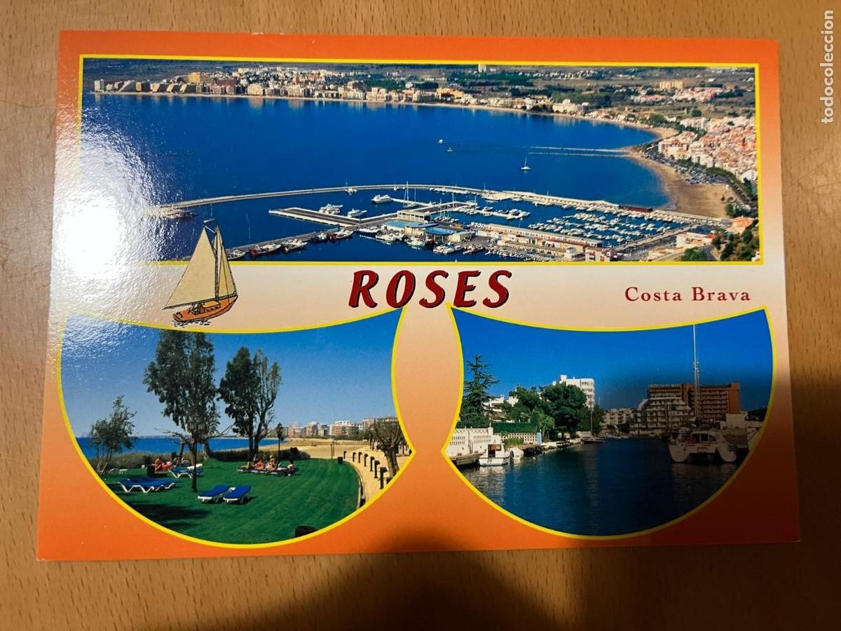 Postales: ROSES GIRONA COSTA BRAVA SIN CIRCULAR - Foto 1