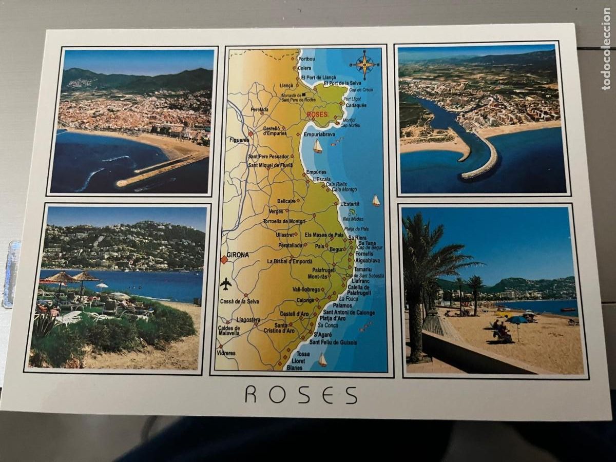 Postales: ROSES GIRONA COSTA BRAVA SIN CIRCULAR - Foto 1