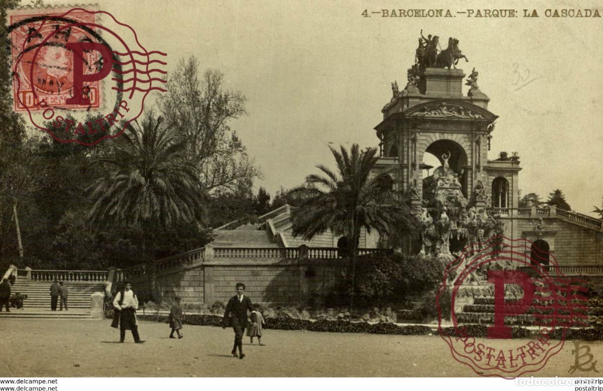Postales: RPPC barcelona PARQUE LA CASCADA - Foto 1