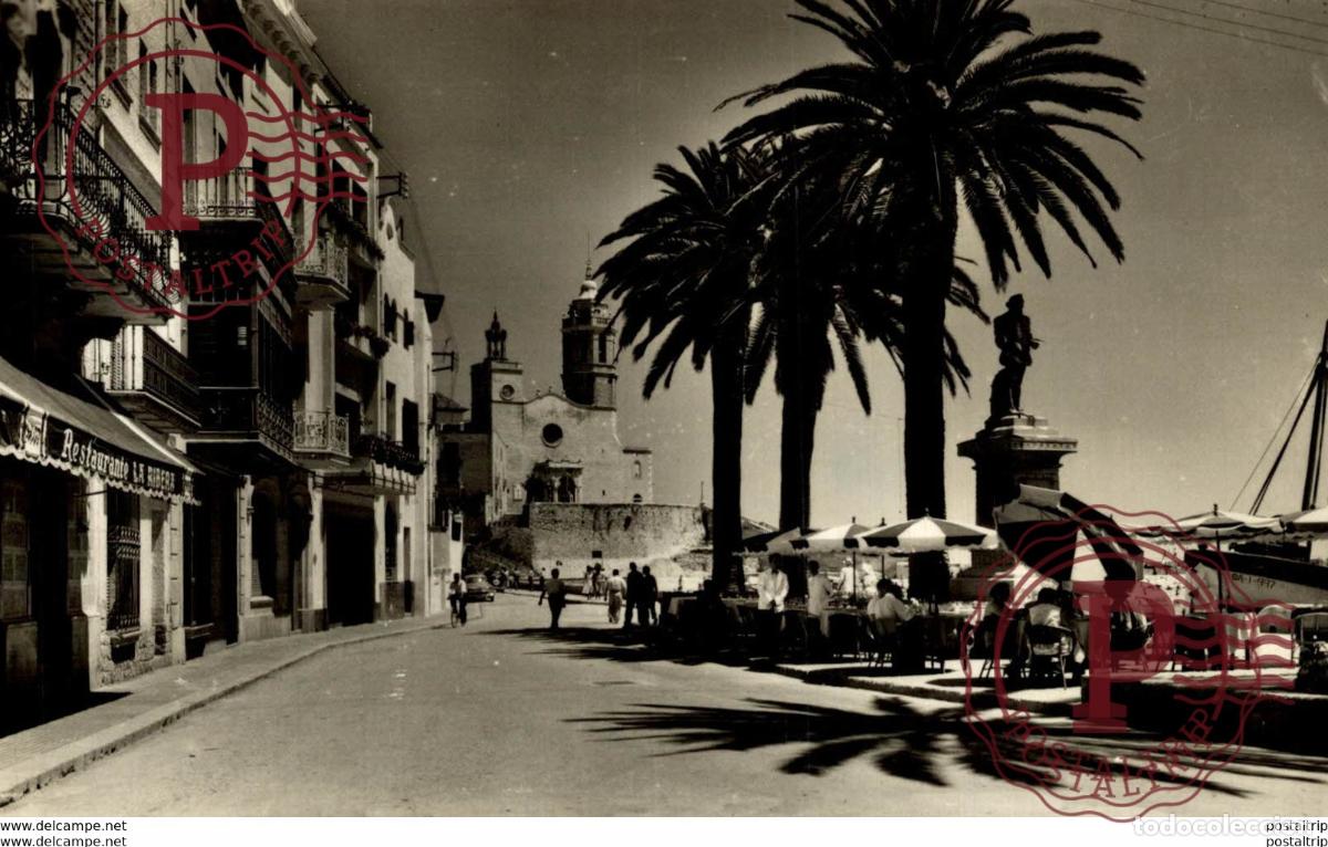 Postales: SITGES PASEO Y PUNTA - Foto 1