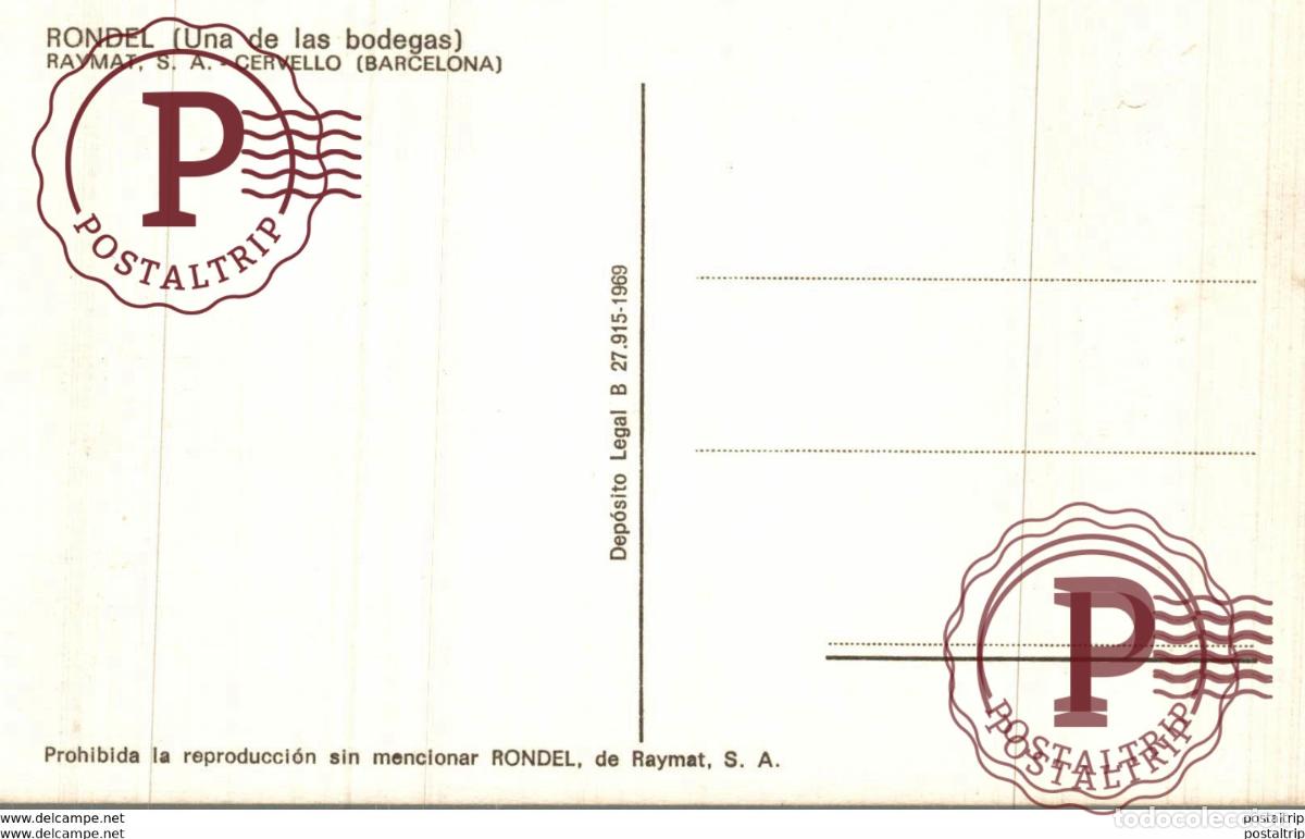 Postales: RONDEL. UNA DE LAS BODEGAS - Foto 2