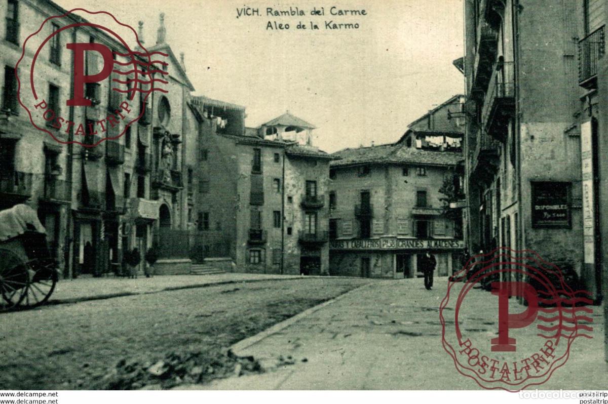 Postales: VICH BARCELONA - RAMBLA DEL CARME - Foto 1