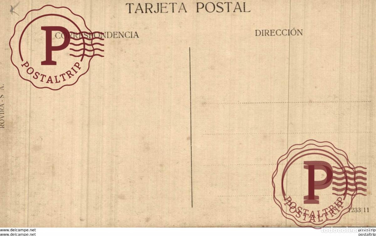 Postales: BARCELONA, PLAZA DEL PALACIO. - Foto 2