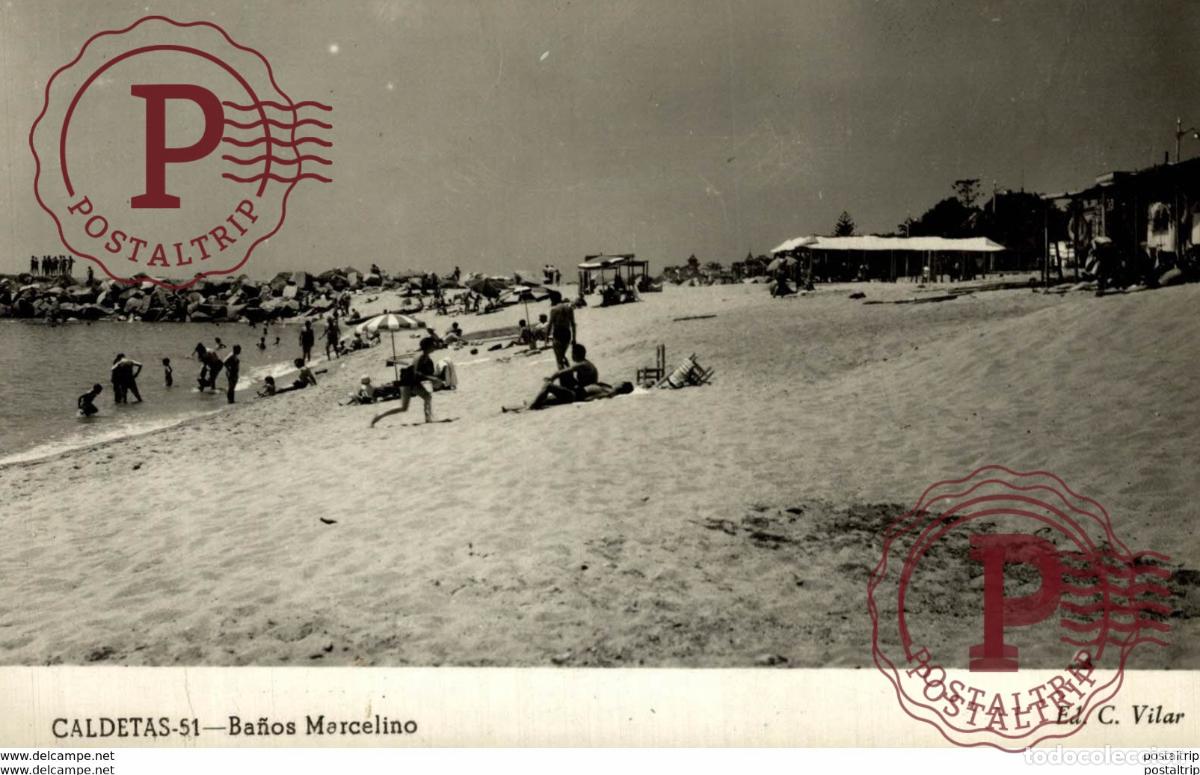Postales: CALDETAS, BA&Ntilde;OS MARCELINO. - Foto 1