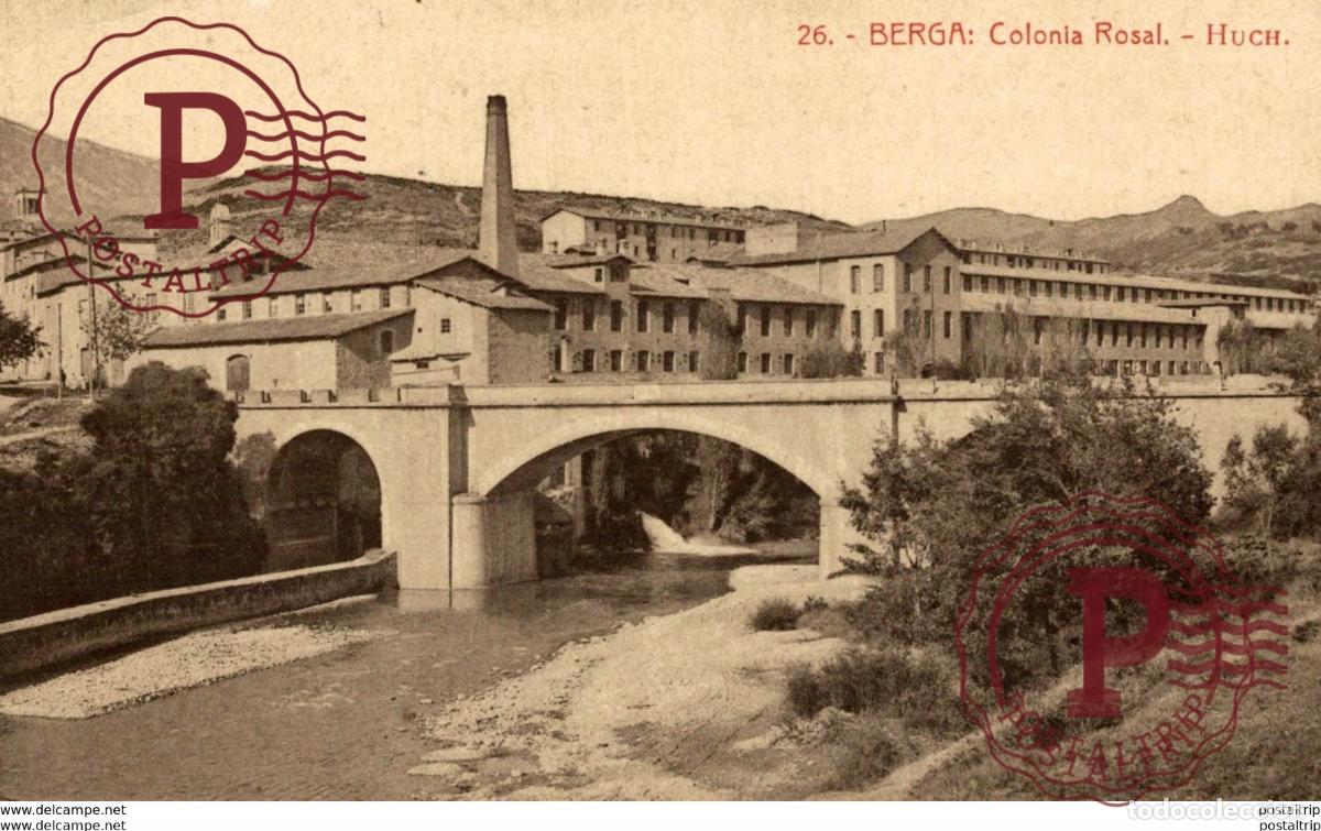 Postales: BERGA. COLONIA ROSAL. - Foto 1