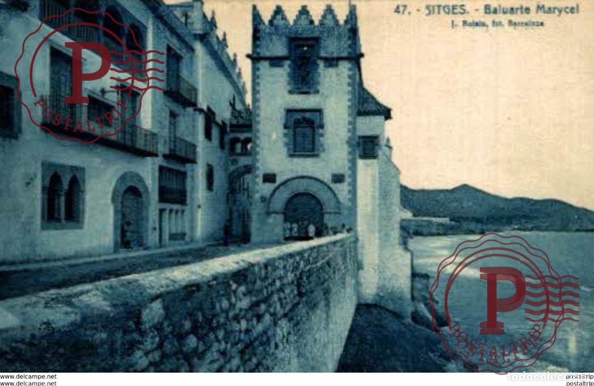 Postales: SITGES BALUARTE MARYCEL BARCELONA - Foto 1